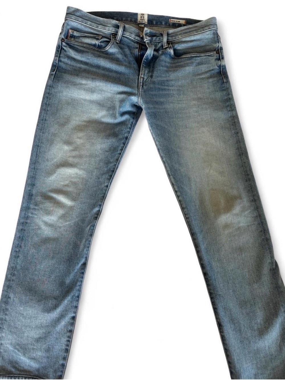 Hiroshi Kato Pen Slim Jeans in Keith wash